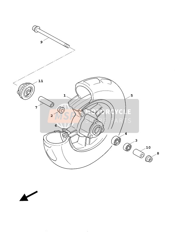 931021783800, Joint Spy, Yamaha, 2